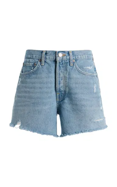 Agolde Parker Long Denim Shorts | Thumbnail 3