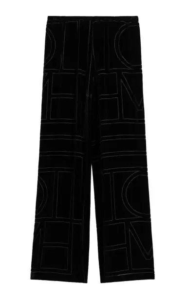 TOTEME Monogram Devoré PJ Pants | Thumbnail 1 TOTEME Monogram Devoré PJ Pants | Thumbnail 1