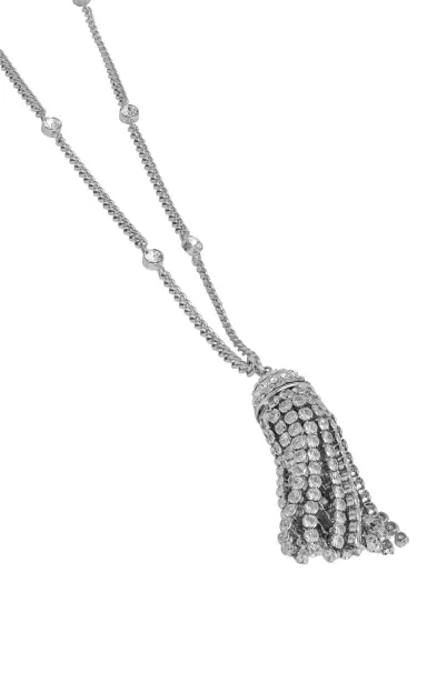 Rabanne Silver Tone Crystal Collier | Thumbnail 4