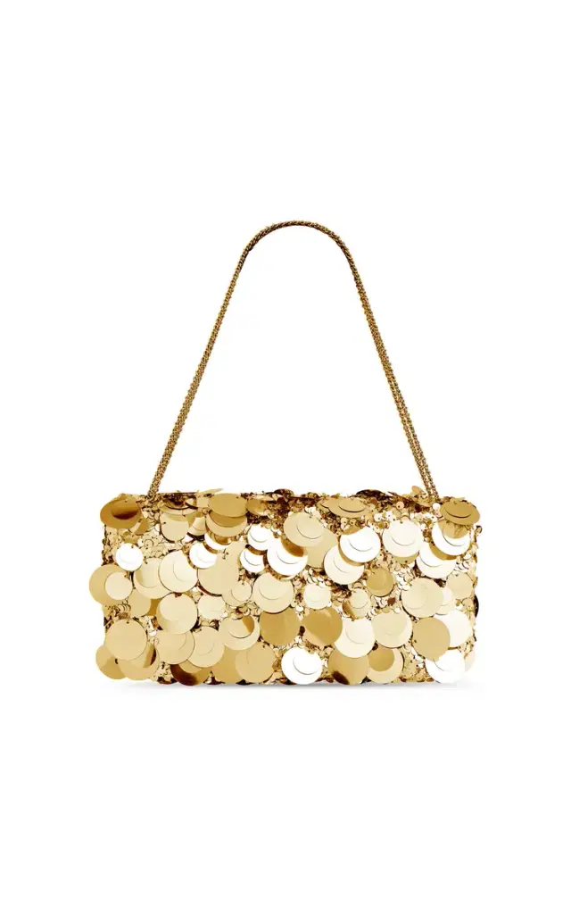 Layered Paillette Shoulder Bag