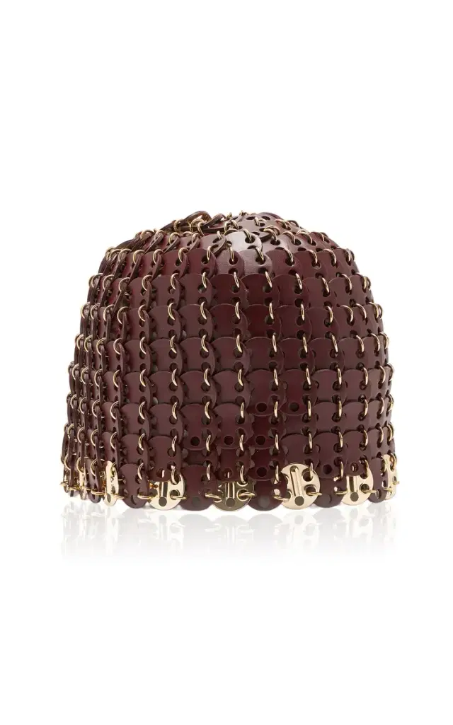 Leather Chainmail Cap