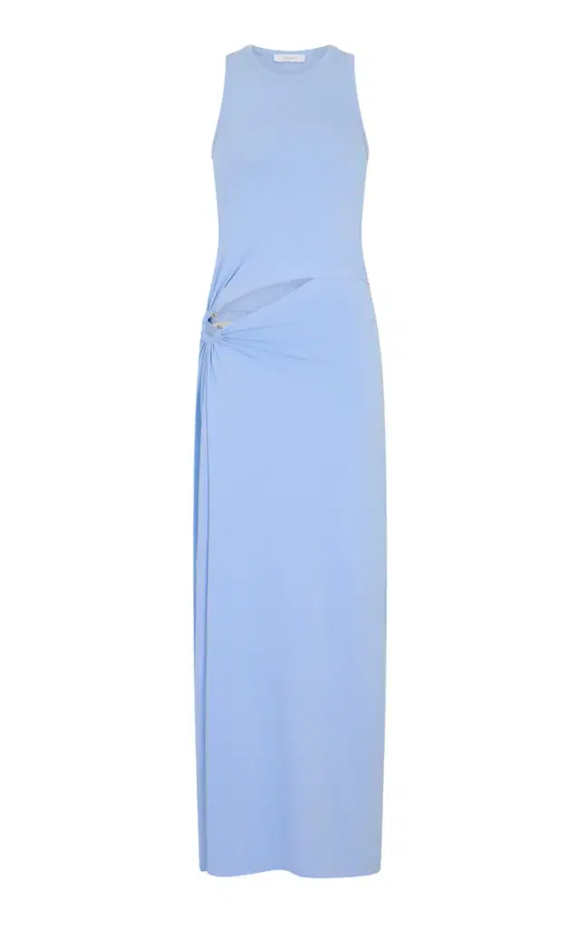 Rabanne Cutout Cotton-Jersey Midi Dress