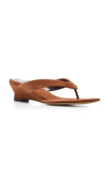 Le Monde Béryl Micro Wedge Calf Hair Thong Sandals | Thumbnail 4 Le Monde Béryl Micro Wedge Calf Hair Thong Sandals | Thumbnail 4