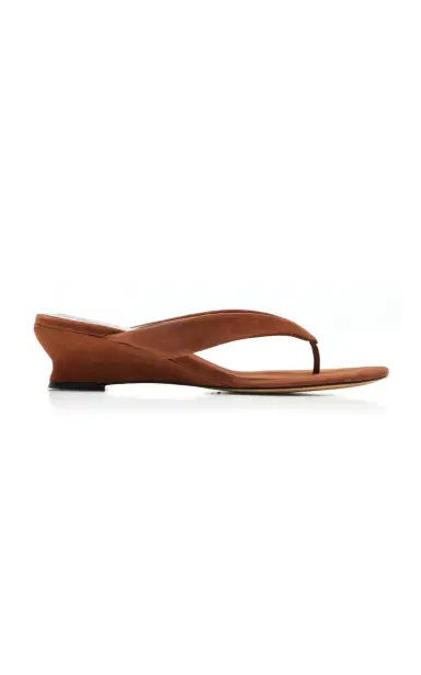 Le Monde Béryl Micro Wedge Calf Hair Thong Sandals | Thumbnail 6 Le Monde Béryl Micro Wedge Calf Hair Thong Sandals | Thumbnail 6