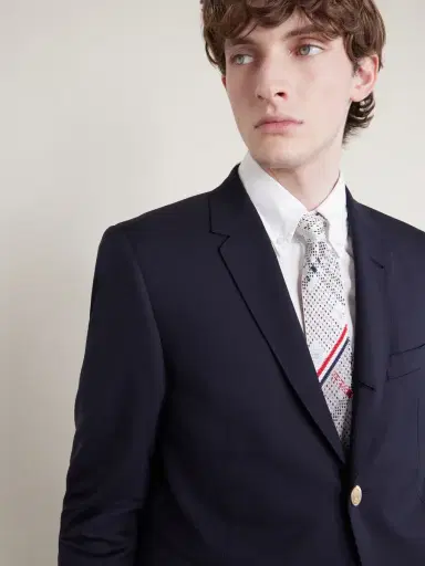 Thom Browne 5cm Silk-Jacquard Tie - Men | Thumbnail 2 Thom Browne 5cm Silk-Jacquard Tie - Men | Thumbnail 2