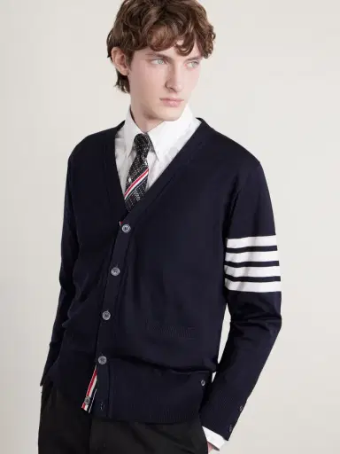 Thom Browne 5cm Silk-Jacquard Tie - Men | Thumbnail 2 Thom Browne 5cm Silk-Jacquard Tie - Men | Thumbnail 2