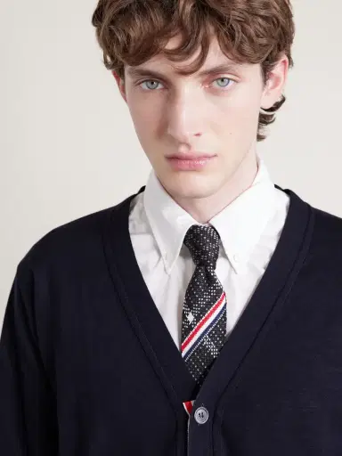 Thom Browne 5cm Silk-Jacquard Tie - Men | Thumbnail 3 Thom Browne 5cm Silk-Jacquard Tie - Men | Thumbnail 3