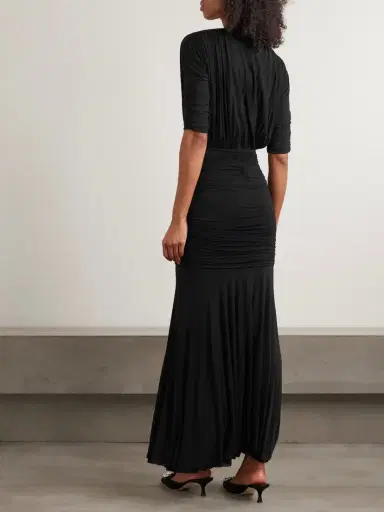 Tove Yana Ruched Stretch-jersey Maxi Dress | Thumbnail 3 Tove Yana Ruched Stretch-jersey Maxi Dress | Thumbnail 3