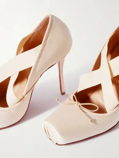 Christian Louboutin Cassiastic 100 Satin Ballet | Thumbnail 4