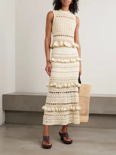 Zimmermann Wanderlust Crocheted Top | Thumbnail 2