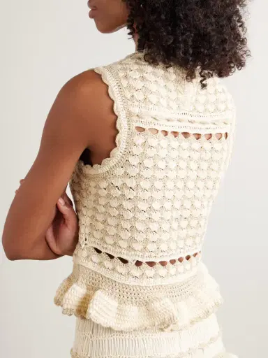Zimmermann Wanderlust Crocheted Top | Thumbnail 3