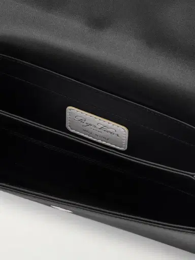 Roger Vivier Pilgrim Crystal-embellished Satin Clutch | Thumbnail 6 Roger Vivier Pilgrim Crystal-embellished Satin Clutch | Thumbnail 6
