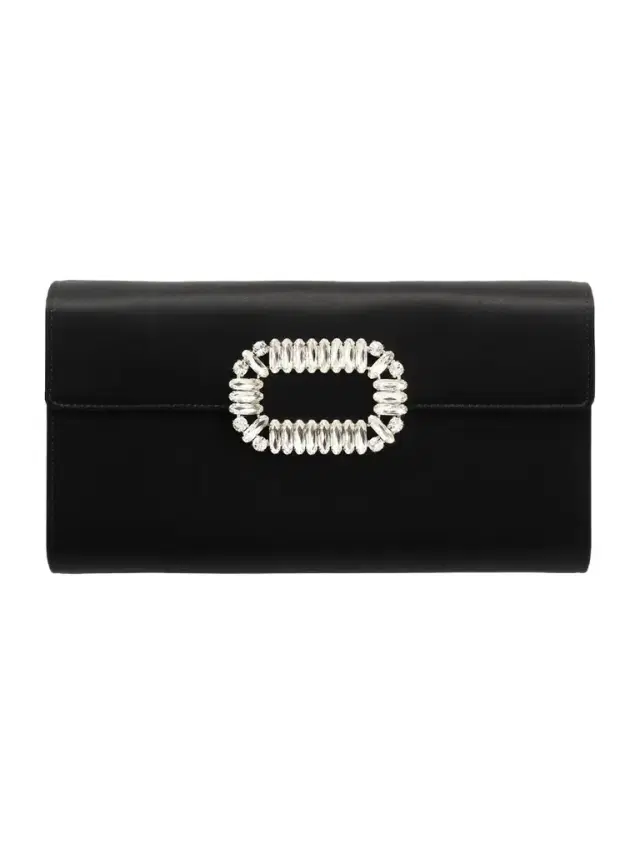 Pilgrim Crystal-embellished Satin Clutch