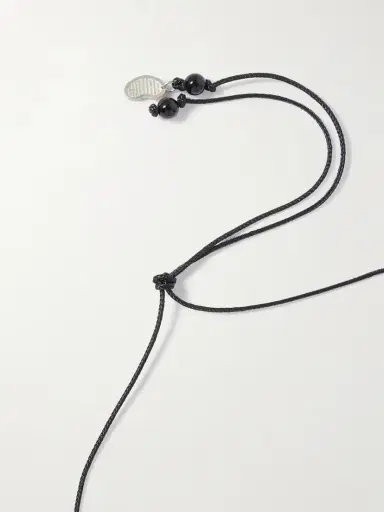 Gohar World Host Porcelain, Silver And Cord Necklace | Thumbnail 3
