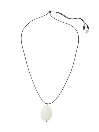 Gohar World Host Porcelain, Silver And Cord Necklace | Thumbnail 1
