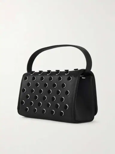Roger Vivier Pilgrim Buckle-embellished Satin Clutch | Thumbnail 4