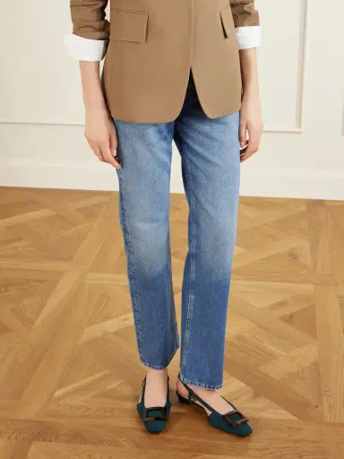 Roger Vivier Belle Vivier 25 Suede Slingback Pumps | Thumbnail 2 Roger Vivier Belle Vivier 25 Suede Slingback Pumps | Thumbnail 2
