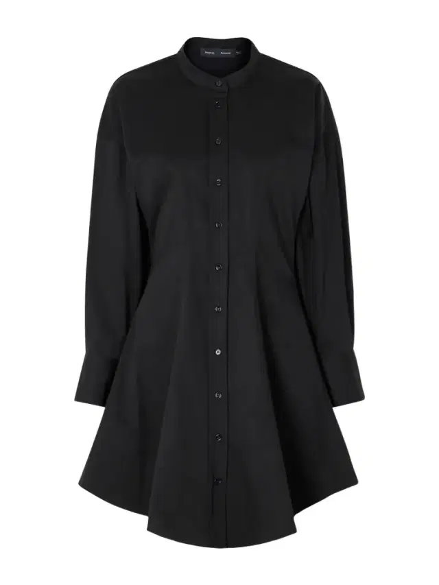 Janan Paneled Cotton-blend Satin Mini Dress