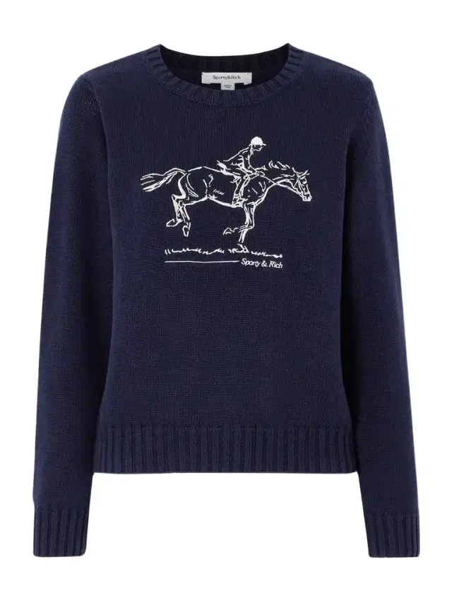 Embroidered Cotton Sweater