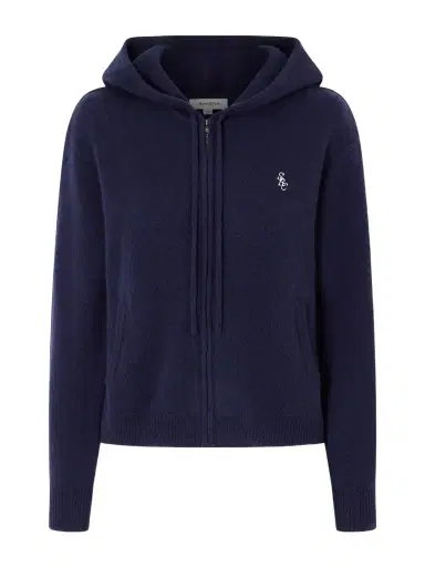 Sporty & Rich Embroidered Cashmere And Wool-blend Cardigan | Thumbnail 1 Sporty & Rich Embroidered Cashmere And Wool-blend Cardigan | Thumbnail 1