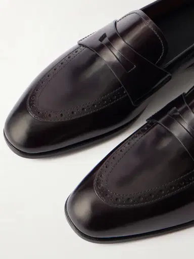 Church's Onyx Perforated Leather Loafers | Thumbnail 5 Church's Onyx Perforated Leather Loafers | Thumbnail 5