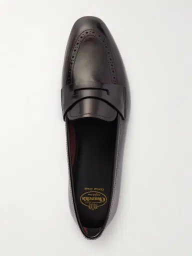 Church's Onyx Perforated Leather Loafers | Thumbnail 6 Church's Onyx Perforated Leather Loafers | Thumbnail 6