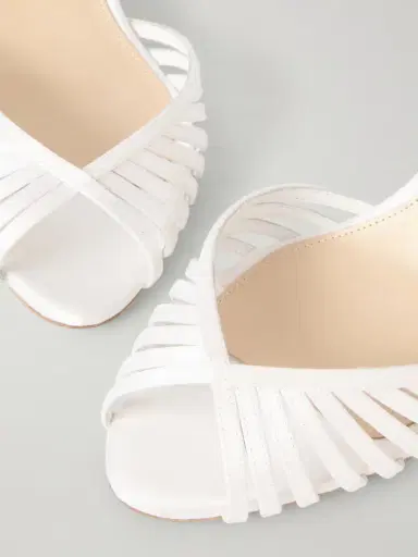 Aquazzura Hold Me 85 Satin Sandals | Thumbnail 5