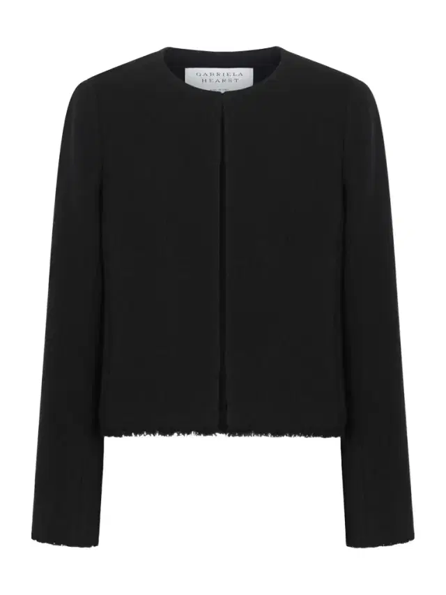 Normand Frayed Wool And Cashmere-blend Jacket
