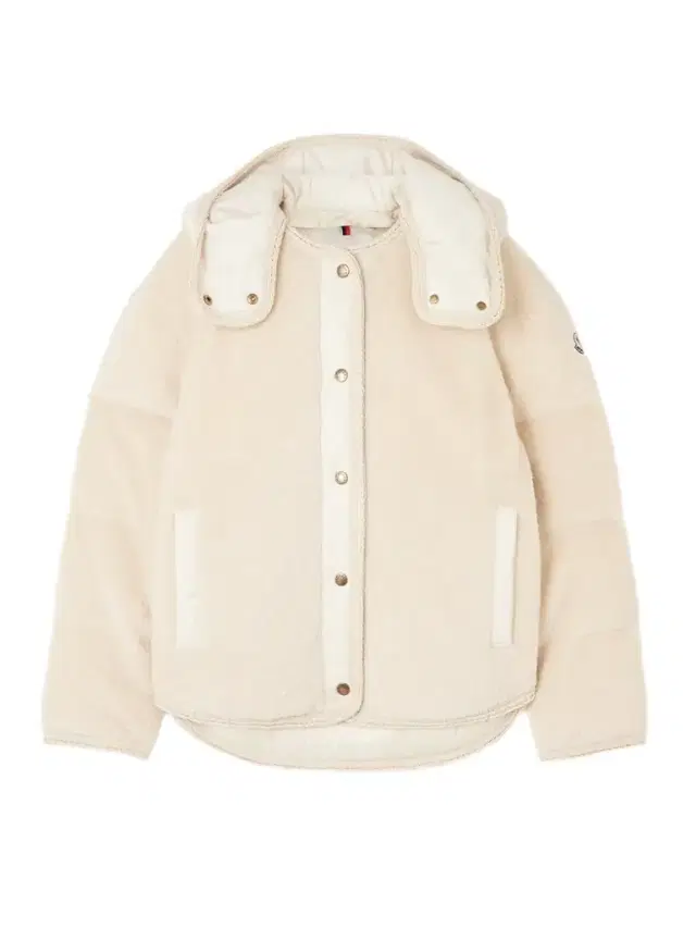 Ciboulette Hooded Shell-trimmed Plush Down Jacket