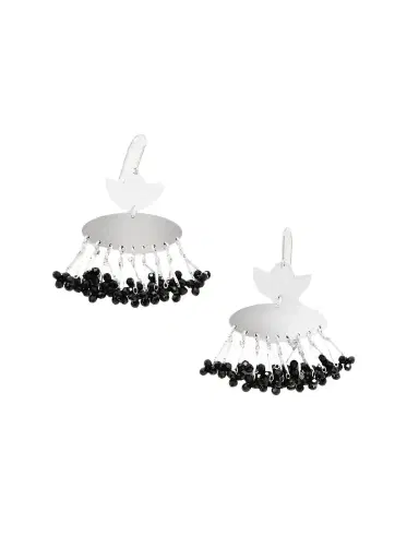 Isabel Marant Nora Silver-tone Beaded Earrings | Thumbnail 1