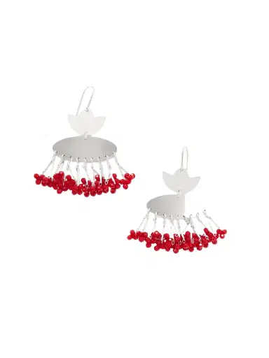 Isabel Marant Nora Silver-tone Beaded Earrings | Thumbnail 1