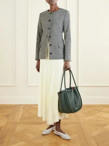 Proenza Schouler Large Ruched Textured-leather Tote | Thumbnail 2