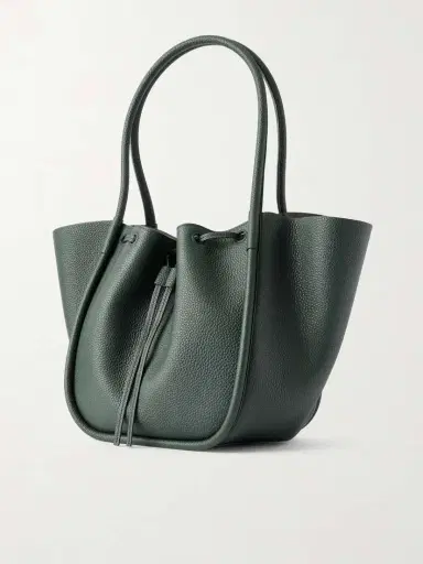 Proenza Schouler Large Ruched Textured-leather Tote | Thumbnail 4