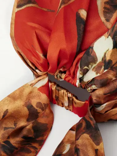 Eugenia Kim Gigi Floral-print Satin-twill Headscarf | Thumbnail 3 Eugenia Kim Gigi Floral-print Satin-twill Headscarf | Thumbnail 3