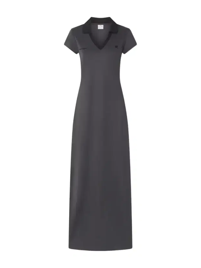 Embroidered Jersey Maxi Dress