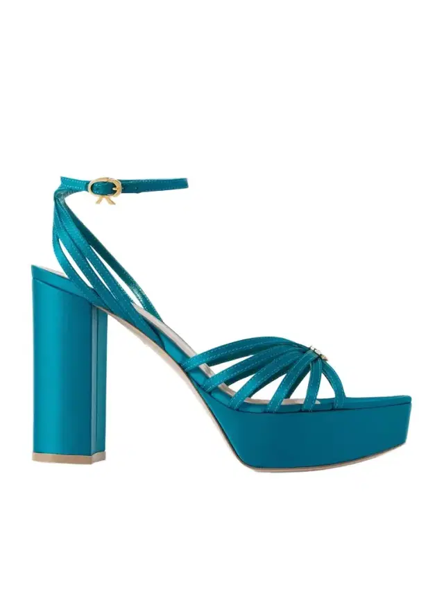 Rita 110 Satin Platform Sandals