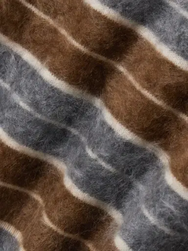 Guest In Residence Grizzly Striped Brushed-cashmere Sweater | Thumbnail 5