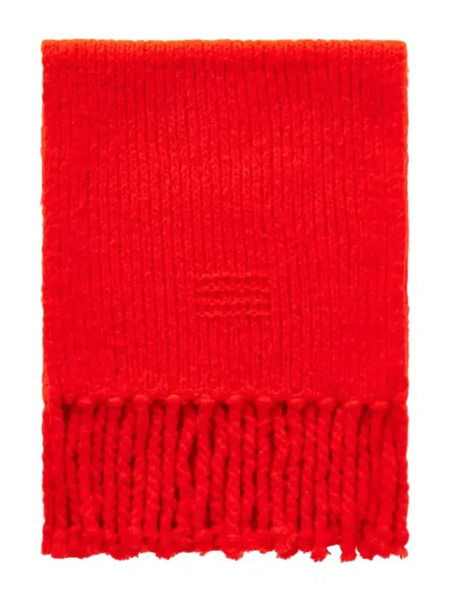Cloud Tasseled Ribbed Wool-blend Scarf