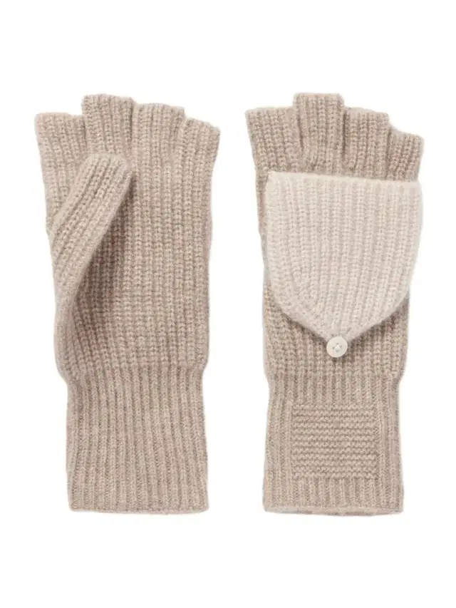 The Mitts Ribbed Cashmere Gloves
