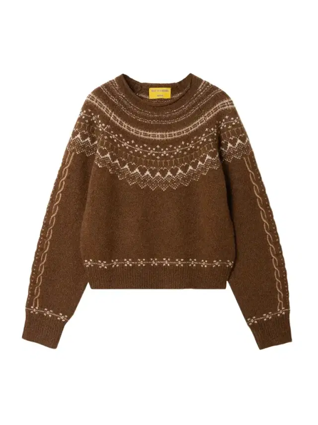 Cloud Chalet Fair Isle Wool And Cashmere-blend Sweater