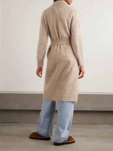 Guest In Residence Grizzly Belted Brushed-cashmere Coat | Thumbnail 4