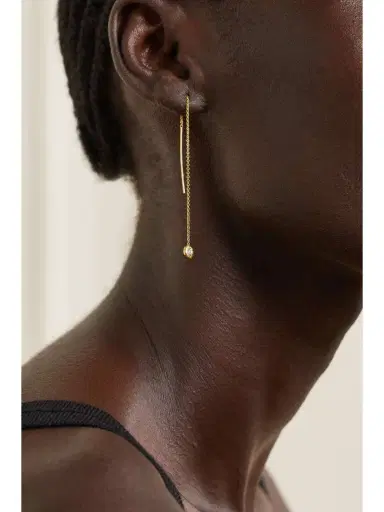 Octavia Elizabeth + Net Sustain Nesting Gem Recycled 18-karat Gold Diamond Earrings | Thumbnail 2