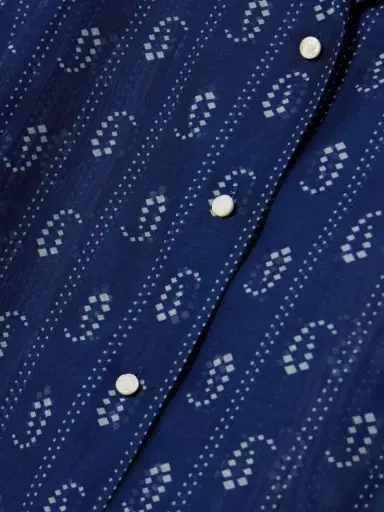 Tory Burch Printed Cotton And Silk-blend Shirt | Thumbnail 5