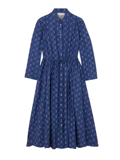 Tory Burch Printed Cotton Midi Shirt Dress | Thumbnail 1 Tory Burch Printed Cotton Midi Shirt Dress | Thumbnail 1