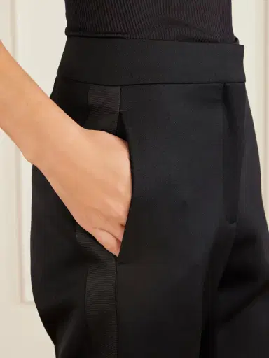 Givenchy Grosgrain-trimmed Wool Slim-leg Pants | Thumbnail 5 Givenchy Grosgrain-trimmed Wool Slim-leg Pants | Thumbnail 5