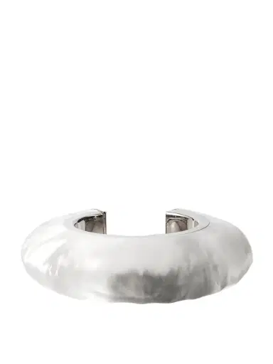 Alaïa Bumper Silver-tone And Plexiglas® Cuff | Thumbnail 1 Alaïa Bumper Silver-tone And Plexiglas® Cuff | Thumbnail 1