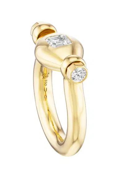 Uniform Object Diamond Machina Swivel Ring | Thumbnail 8