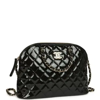 Chanel Chanel Top Handle Shopping Bag Black Patent Leather Gold Hardware | Thumbnail 2 Chanel Chanel Top Handle Shopping Bag Black Patent Leather Gold Hardware | Thumbnail 2