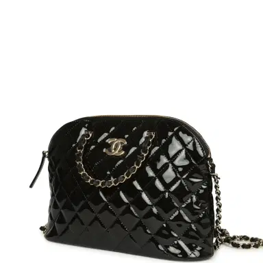 Chanel Chanel Top Handle Shopping Bag Black Patent Leather Gold Hardware | Thumbnail 5 Chanel Chanel Top Handle Shopping Bag Black Patent Leather Gold Hardware | Thumbnail 5
