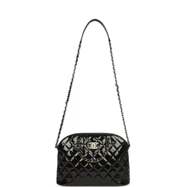 Chanel Chanel Top Handle Shopping Bag Black Patent Leather Gold Hardware | Thumbnail 7 Chanel Chanel Top Handle Shopping Bag Black Patent Leather Gold Hardware | Thumbnail 7